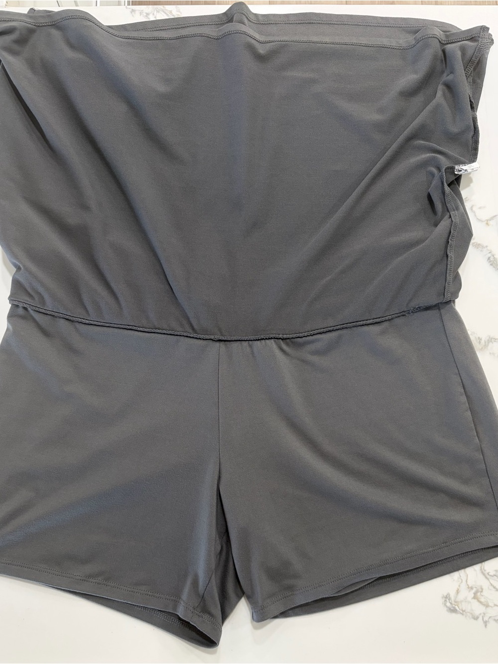 Rare Tranquility Clothing Company Grey Solid Athletic Skort Pickle Ball Gray - Picture 5 of 8